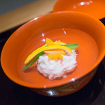 日本料理 幸庵 - 松葉ガニのしんじょ