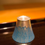 日本料理 幸庵 - 富士山をイメージしたお猪口