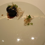 フロリレージュ - 宮崎県産馬もも肉の赤ワイン煮込みのミートボール、根セロリと2