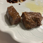 Ryoutei Nagasaka - 抹茶塩とワサビで食べました