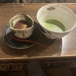 Ryoutei Nagasaka - 更に抹茶とぜんざい