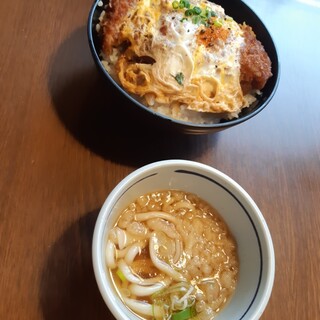 一作 - 料理写真:カツ丼 ミニぶっかけ