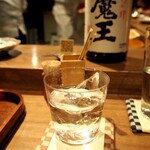 薪鳥新神戸 - 芋焼酎「魔王」（ロック）