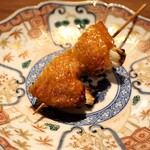 薪鳥新神戸 - 秋田 高原比内地鶏 手羽 ねぎま