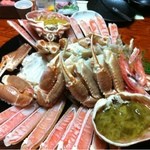 Sekinoya - 焼き、鍋どちらでもの蟹の皿
