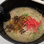 Nagahama Ramen Riki - そして、こうなる 替玉(半玉70円)追加