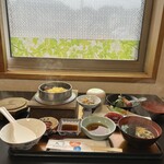 Tempura Maruko - 海鮮釜飯定食　1200円
