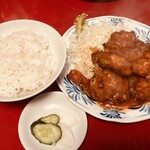 北京亭 西千葉店 - ピリ辛チキン定食＠９００円