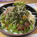 魚庭本店 - 生マグロユッケ丼