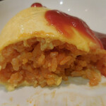 たいめいけん　 - オムライス；断面