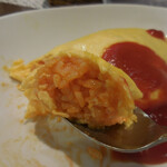 たいめいけん　 - オムライス；アップ