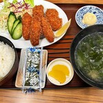三宝 - カキフライ定食1210円税込