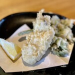 蕎麦処鏑屋響 - 単品　牡蠣の天ぷら