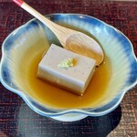蕎麦処鏑屋響 - 先付け/蕎麦豆腐