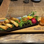 Baan thai - 海老の春巻き