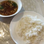 Resutoran Derisu - ご飯＆スープ
