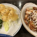 Shinchuuka Sanshokushiki - エビマヨ　油淋鶏