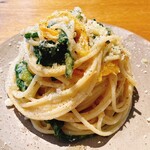 MAISON INCO - オレンジと春菊のオイルパスタ(倍量注文)