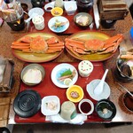 千鳥苑 お食事処 - 料理写真:クラツーカニカニカーニバル(豪快コース)