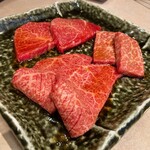 焼肉井とう - 和牛赤身 3種盛り合わせ