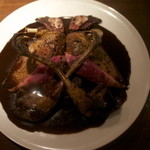 deco - 真上から　ジビエの癖もありながら旨味が非常に良い感じ