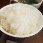 キッチン ブルー グローブ - ご飯大盛りのアップ