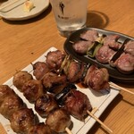 Yakitori Nonki - つくね、カシラ、ハラミ