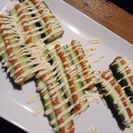 しゃぶしゃぶ温野菜 - 個人的にヒットしたキュウリ明太マヨネーズ。おつまみにも、おかずにも良し。ご飯が進みました。