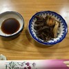 Akita Kyoudo Ryouri Kiritampo Kaneya - お通しのぜんまいの煮物