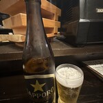 洞峰 はなび - サッポロ黒ラベル中瓶