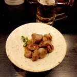 Madoka - 砂肝の辛子ソース 620円