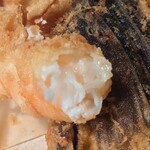 登良屋 - 海老天婦羅断面