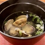 赤吉 - 浅利・いりこ出汁のお吸物