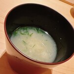 すが弥 - 大根おろしのお味噌汁