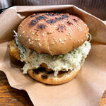 須賀乃湯 - フィシュバーガー（480円）