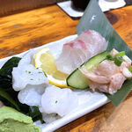 須賀乃湯 - なんと言ってもカワハギの肝和えが素晴らしい！！　ヾ( ´ー｀)／