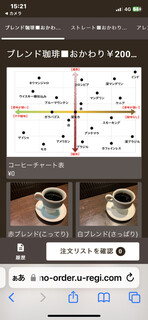 Ikite Iru Kohi - 携帯の画面から注文します