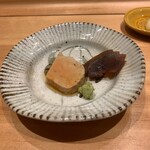 鮨 匠海 - 余市のあん肝に奈良漬 魚体は15kg