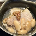Daininngu poto goryoukaku - 御料鶴小鉢膳 の なのはなポークのバラ肉柔らか煮　(2023/12)