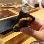 鮨 乃すけ  - 平貝の磯辺焼き