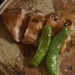 蕎麦おさめ - 鶏モモ焼き