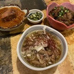 串揚げと煮込みの店 ほたる - 煮込み三点盛り