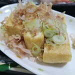 Nihantei - 栃尾油揚げ納豆はさみハーフ