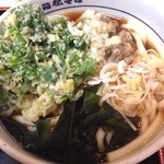 箱根そば - 舞茸•春菊天うどん ¥430