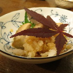 萬屋 おかげさん - あわび茸鬼おろし和え