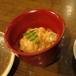 萬屋 おかげさん - かわはぎ刺し肝和え