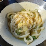 山越うどん - 追いバター。
