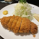 とんかつ やまいち - ロースかつのアップ