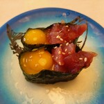 回転寿司すノ家 - マグロユッケ