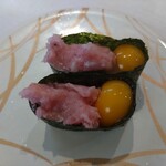 回転寿司すノ家 - うずら鉄火